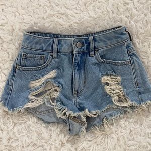Pacsun High Rise Short Shorts